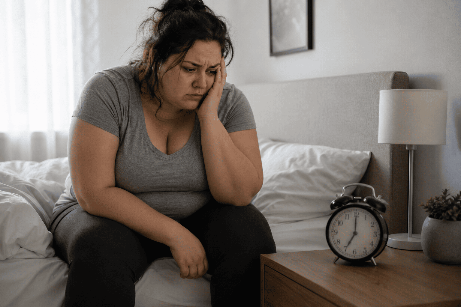 Woman Waking Up